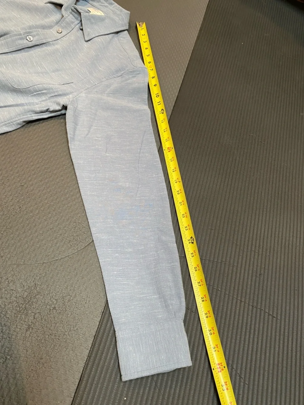 Club Monaco Men’s Light Blue Button Up Long-Sleeve Shirt, Small - Picture 10 of 13